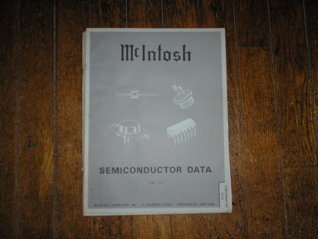 McIntosh 1973 Semiconductor Manual has photos of the diodes and transistor data etc..    Parts Manual